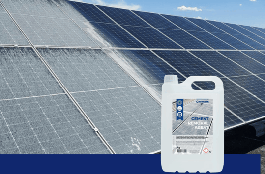 How to Remove Cement From Solar Panels Without Scratching the Glass