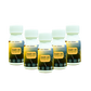 Five bottles of SWP-50 Solar Wash Protect on a white background