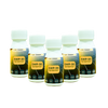Five bottles of SWP-50 Solar Wash Protect on a white background